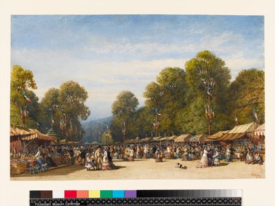 Festival in St. Cloud, ca. 1860 door William Wyld